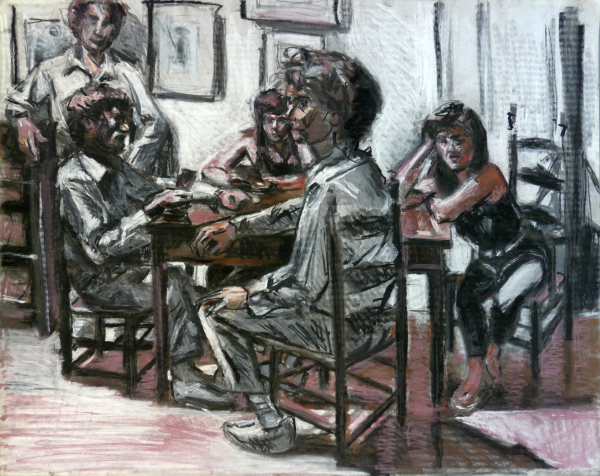 Study for "Card Players"
