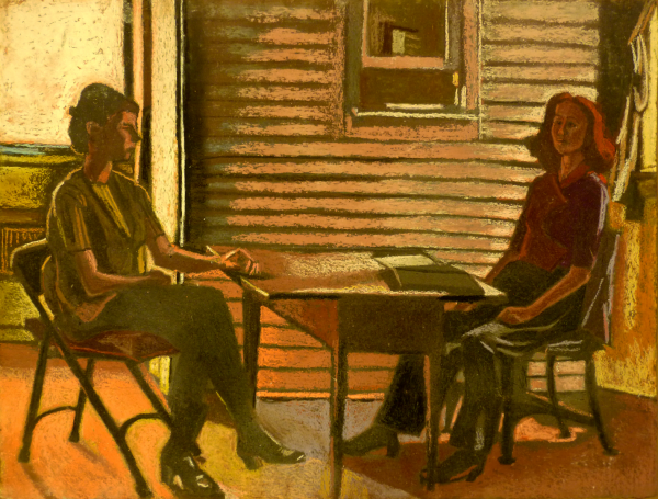 Study for "Two Women on the Edge"