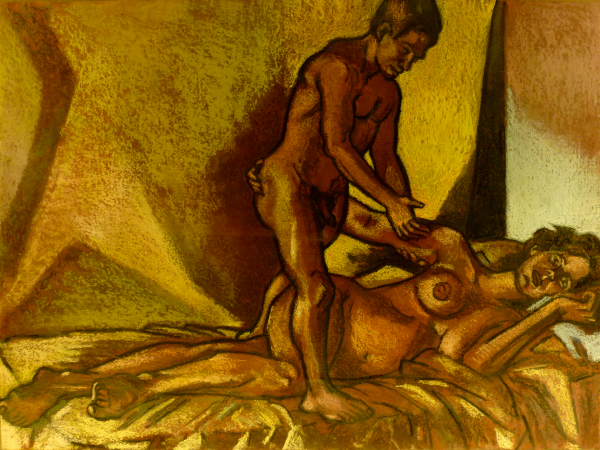 Study for "Nymph and Satyr"