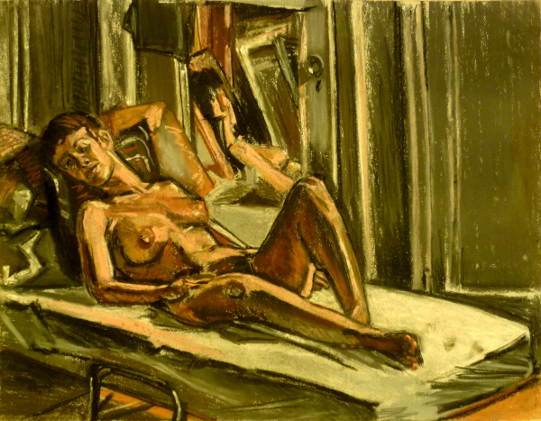 Reclining Nude Brunette